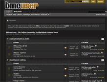Tablet Screenshot of bmcuser.com